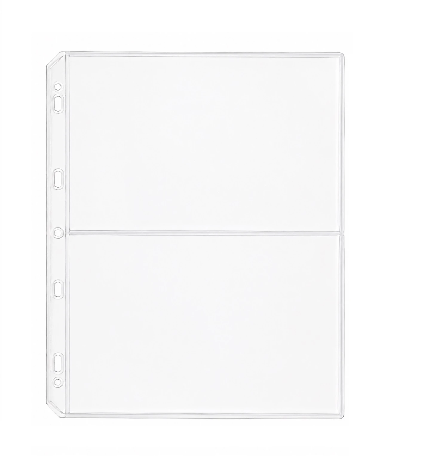 RCI Currency Note Sheets – 2 Divider | Notes Collection Storage - Pack of 10