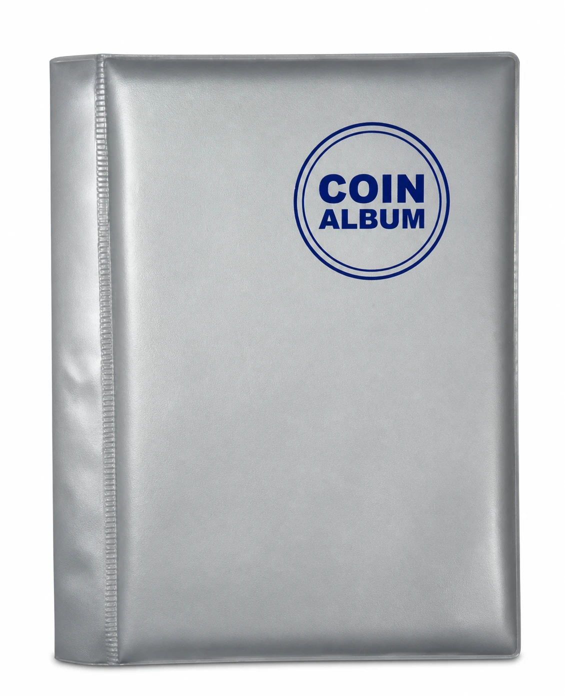 RCI 60 Pockets Coin Holder Album for Collection & Coin Storage Book for Collectors – 1 Pcs Grey