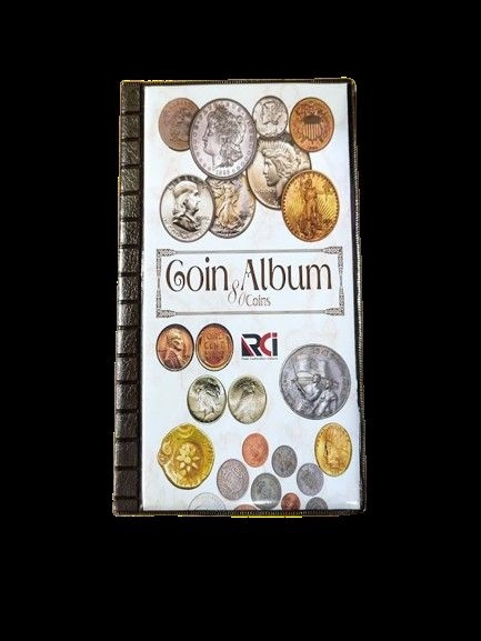 RCI 80 Pocket Coins Storage Album for Collectors – Pack of 1
