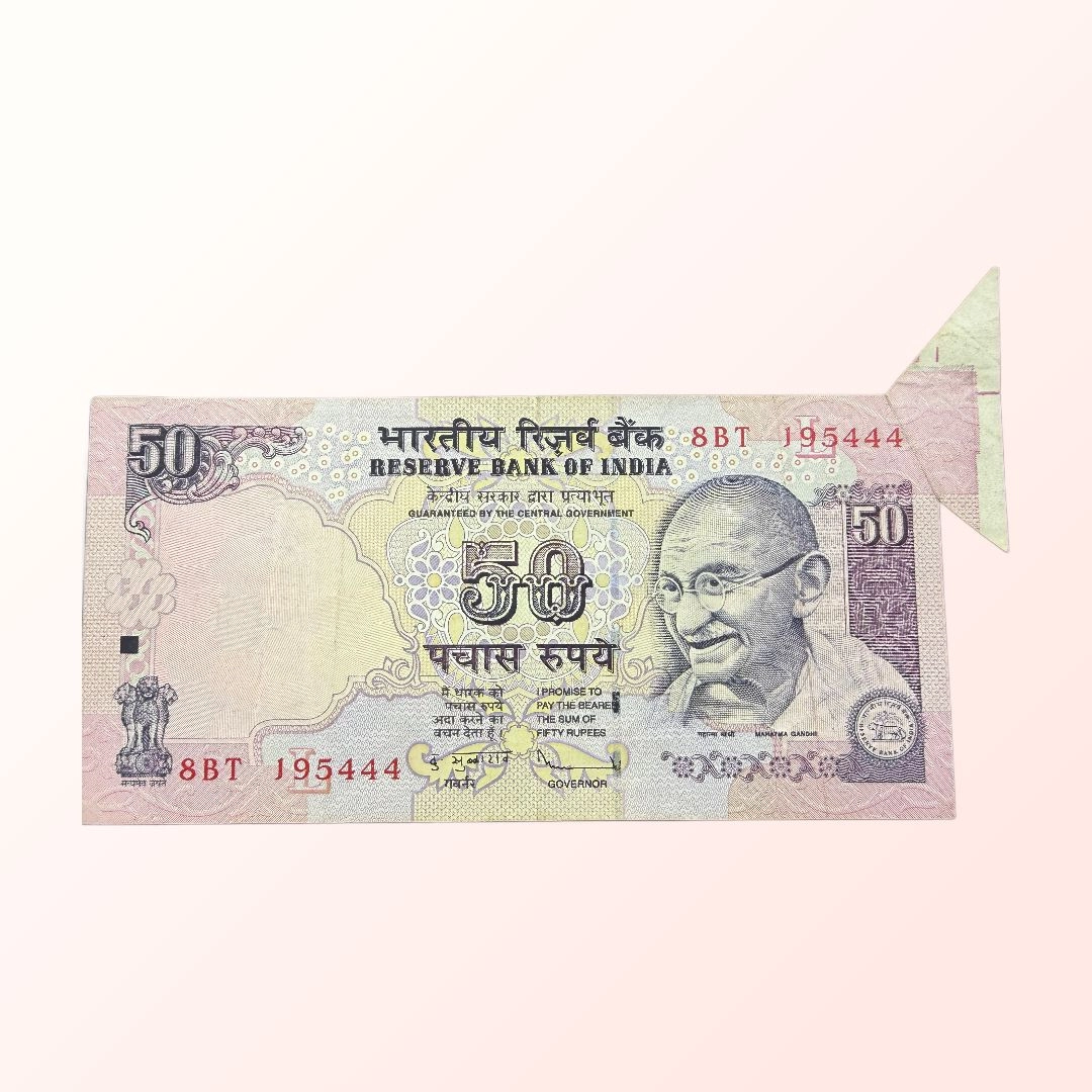 Fifty Rupees Extra paper Error