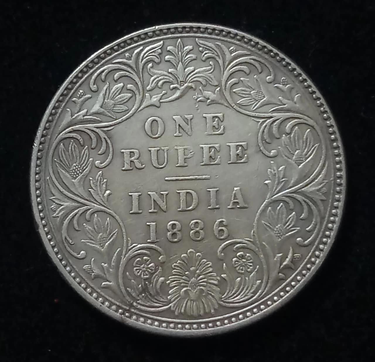 One Rupee 1886 Victoria Empress