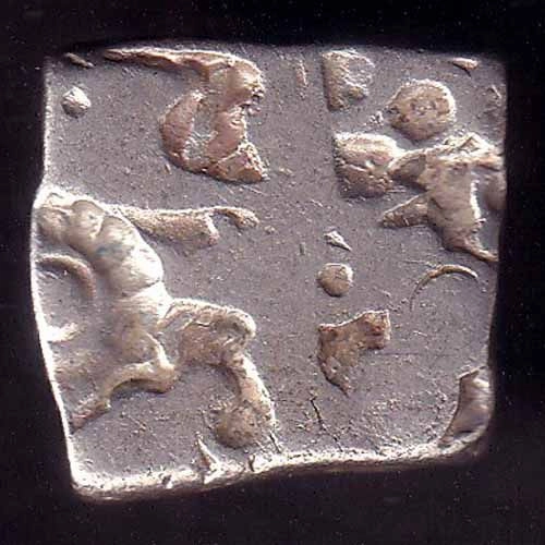 Ancient India Mauryan Period Magadh Dynasty Silver Punchmark ANH3291