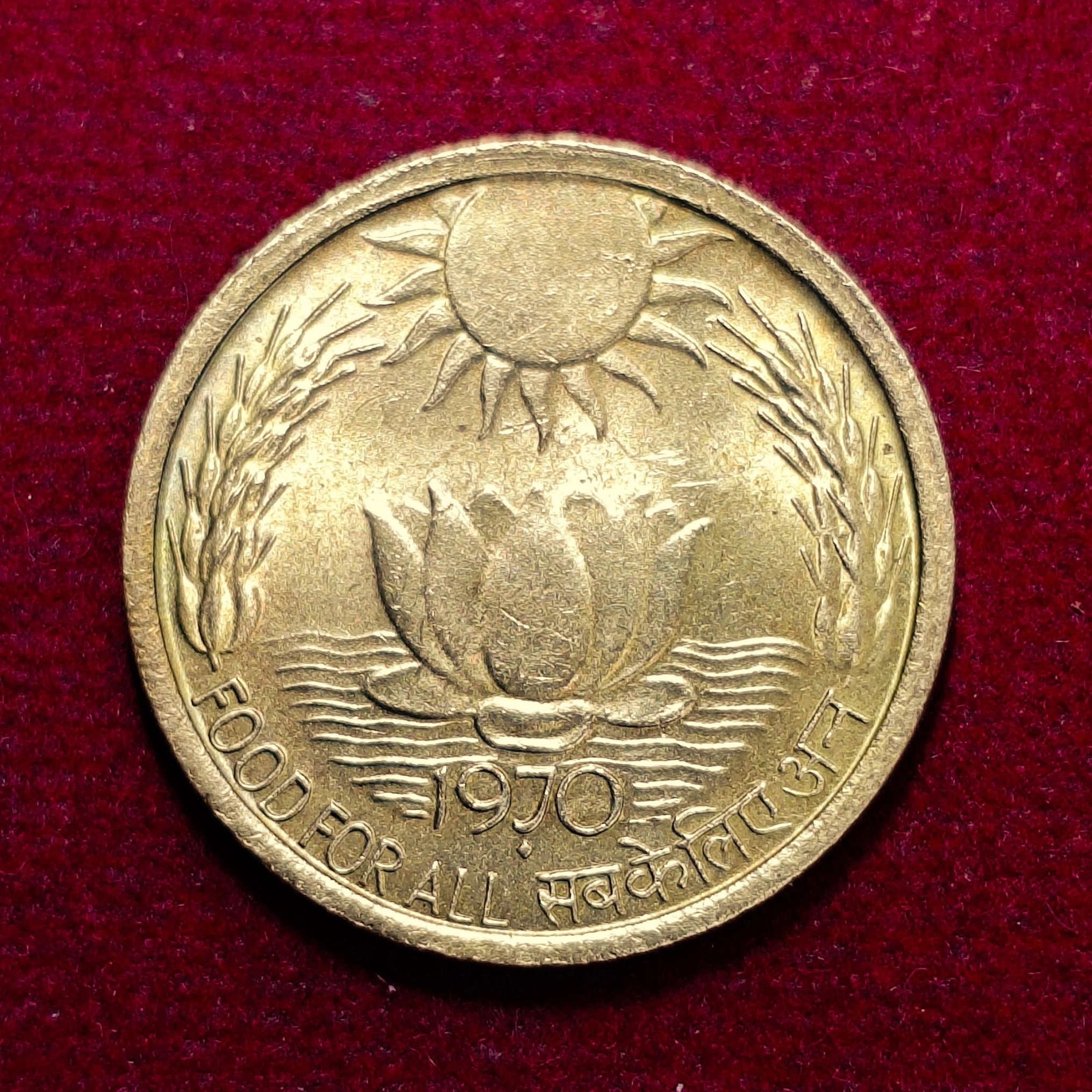 20 Paise 1970 Coin (Mumbai Mint)