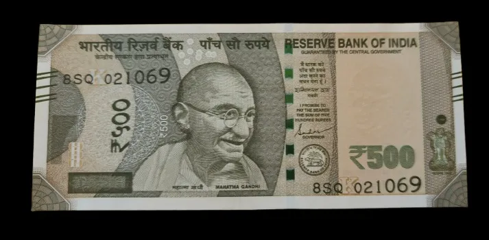 UNC Rare 500 Rs Mahatma Gandhi Birthday Banknote 2 Oct 69