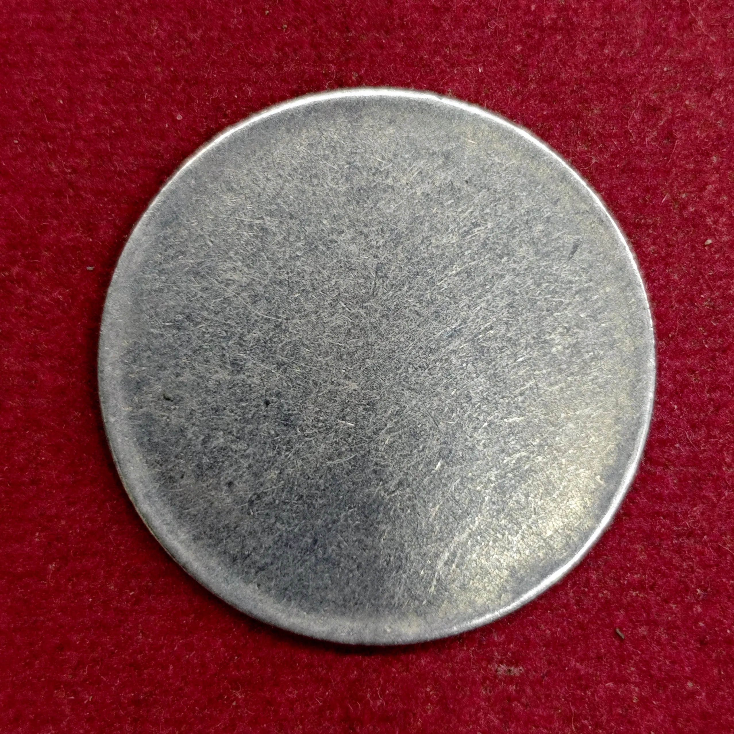 2 Rupees Blank Planchet Error Coin