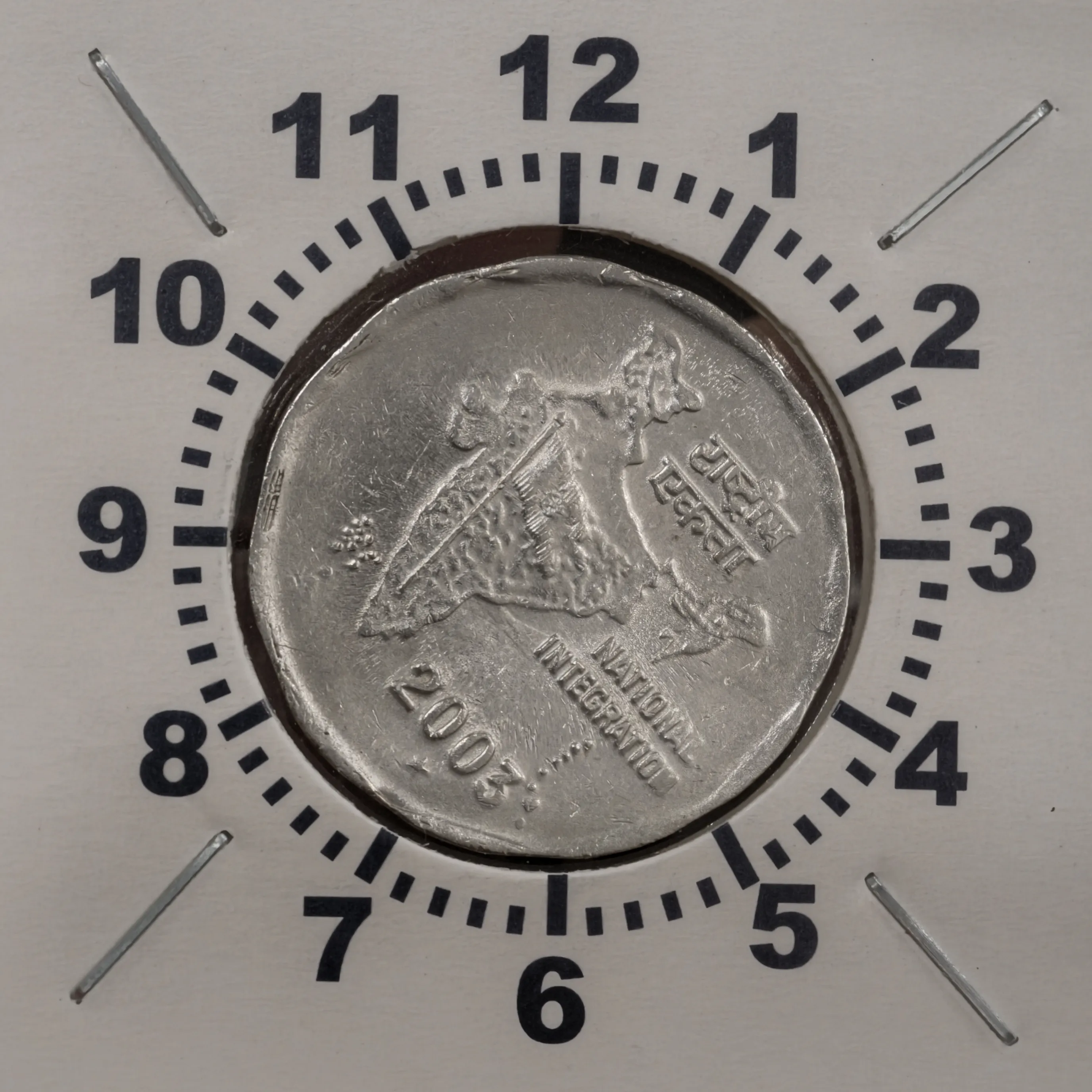 Rare Rotation Error: 2₹ 2003 Hyderabad Mint