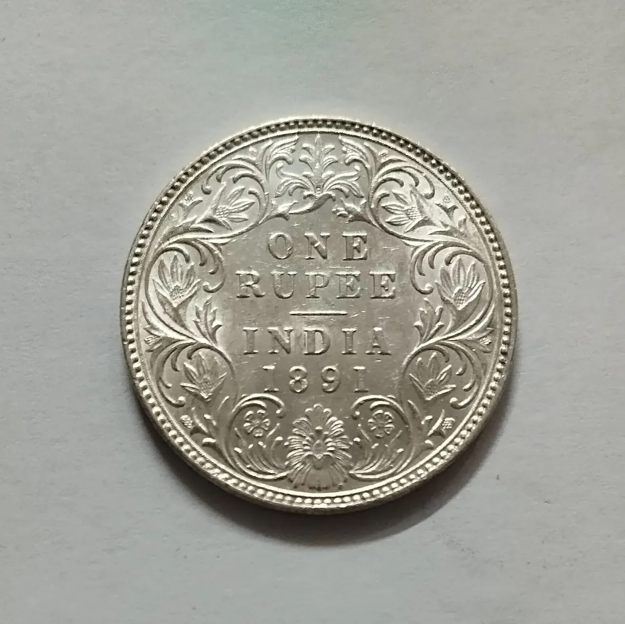 One Rupee 1891 Victoria Empress