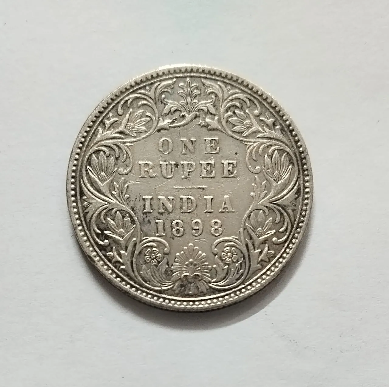One Rupee 1898 Victoria Empress