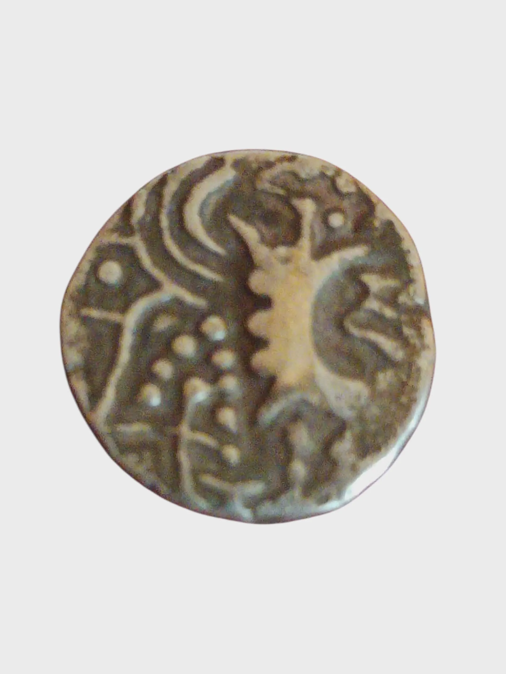 Karkotakas of Kashmir, Vinayaditya (8th century AD), Base Gold Dinara, 6.52g,