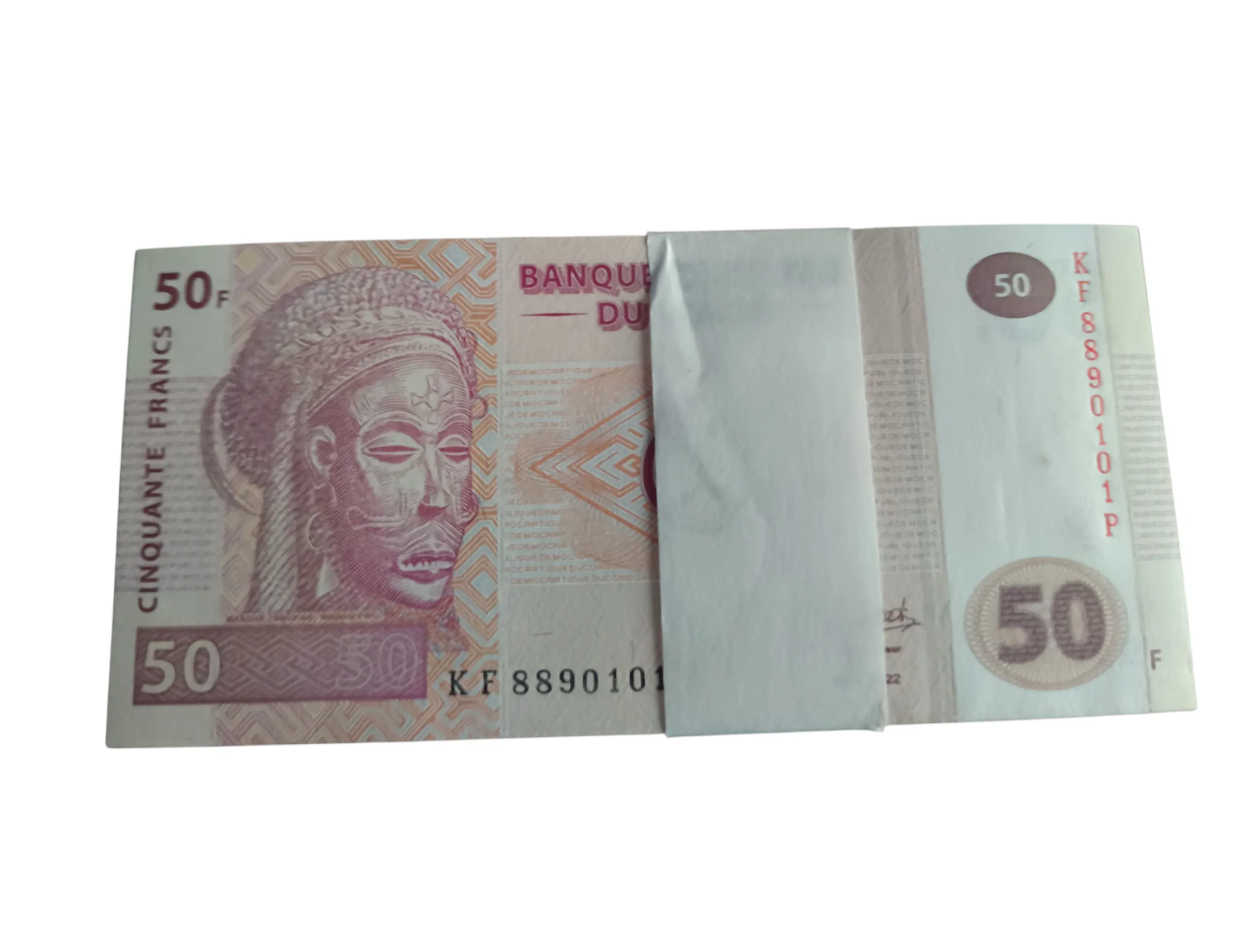 Democratic Republic of Congo 50 Francs Bundle – 2022