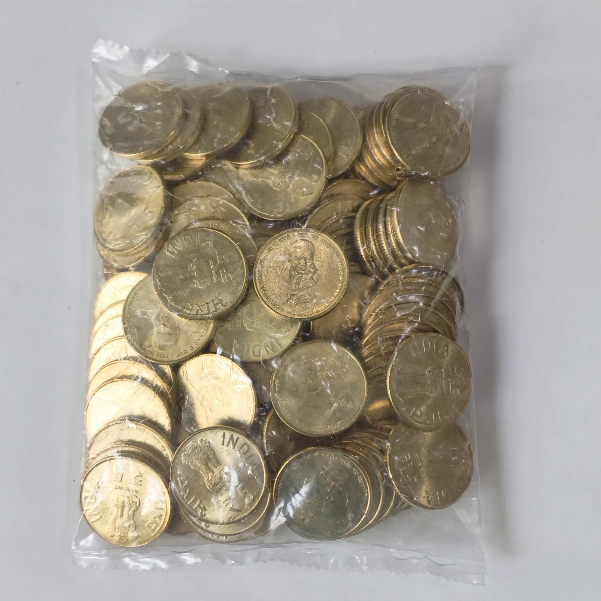 5₹ Prasanta Chandra Mahalanobis (PCM) Single Mint 100 Coins Loose