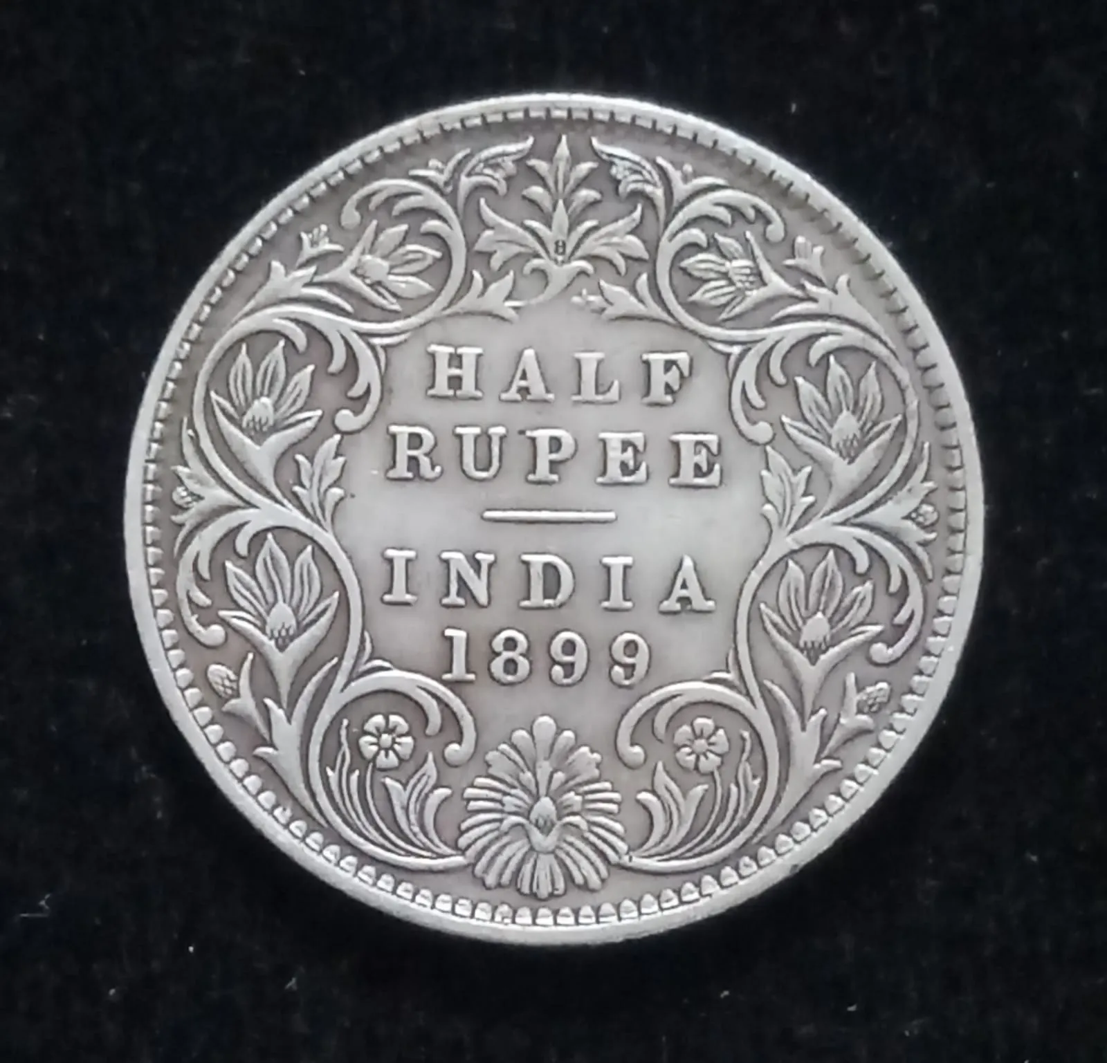 Half Rupee 1899 Victoria Empress