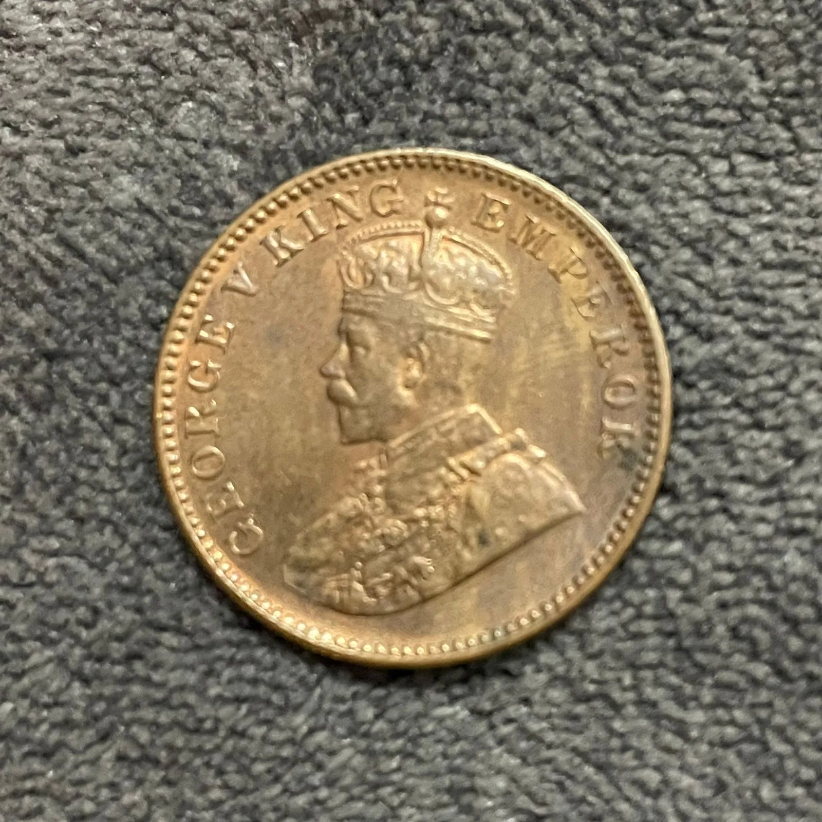 One Quarter Anna-King George V 1936 GEM UNC