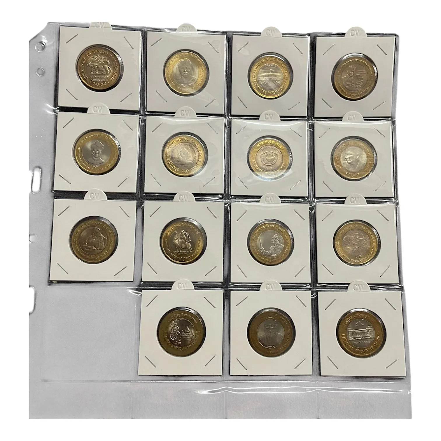 10 Rupees Commemorative Complete Set