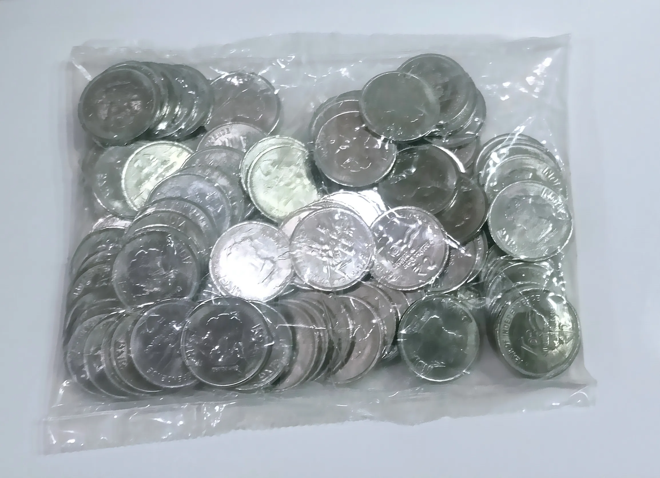 2 RUPEE 2026 HYDERABAD MINT AZADI KA AMRIT MAHOTSAV NEW ISSUE MINT SEAL PACKT OF 100 COINS