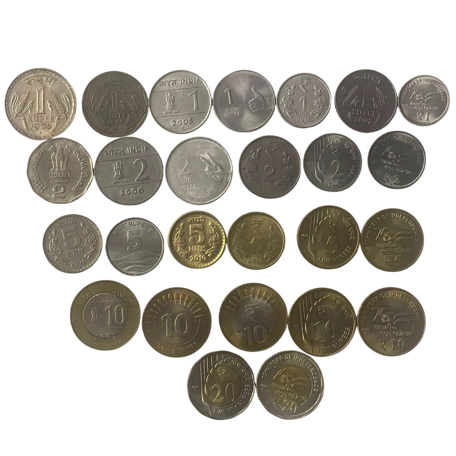 All Issue Set- 1 Rupee to 20 Rupees