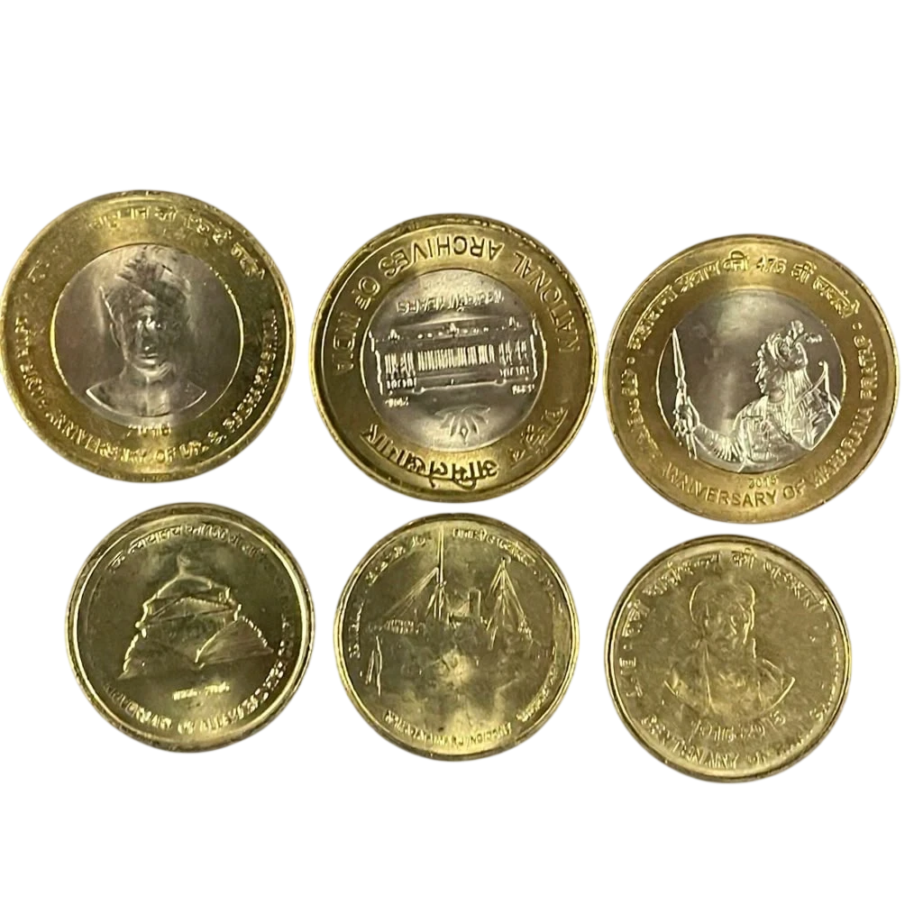 Set of Rare Coins Kolkata Mint