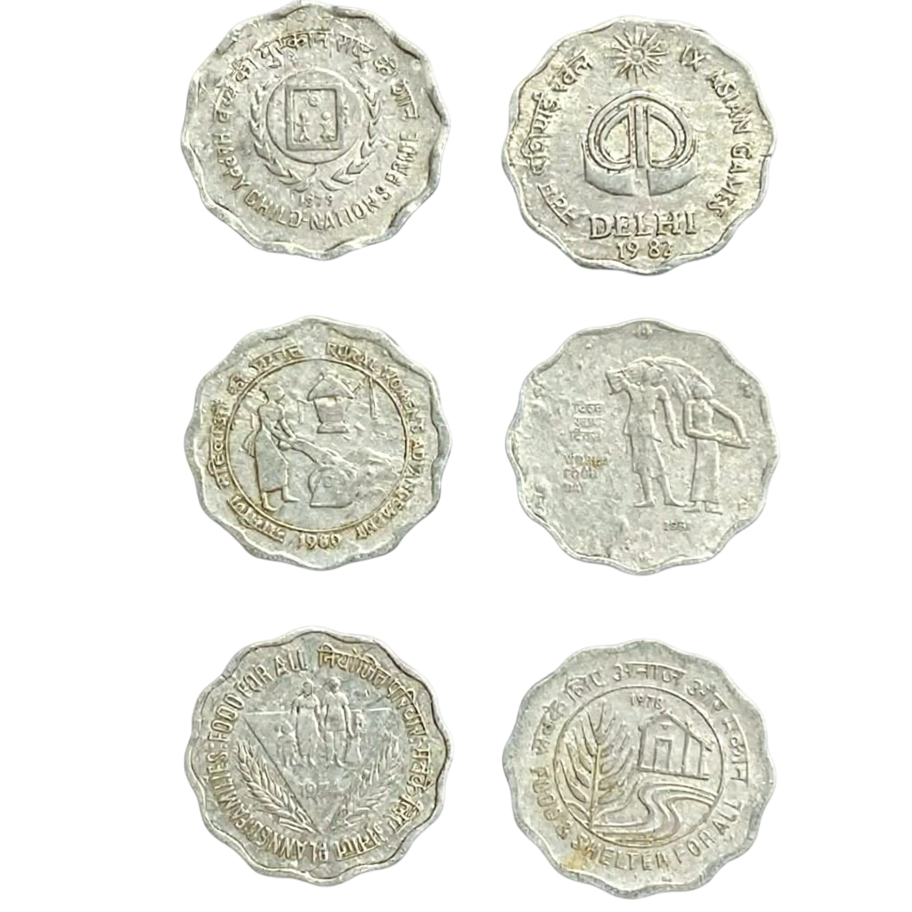 10 Paisa Commemorative Set- 6 coins