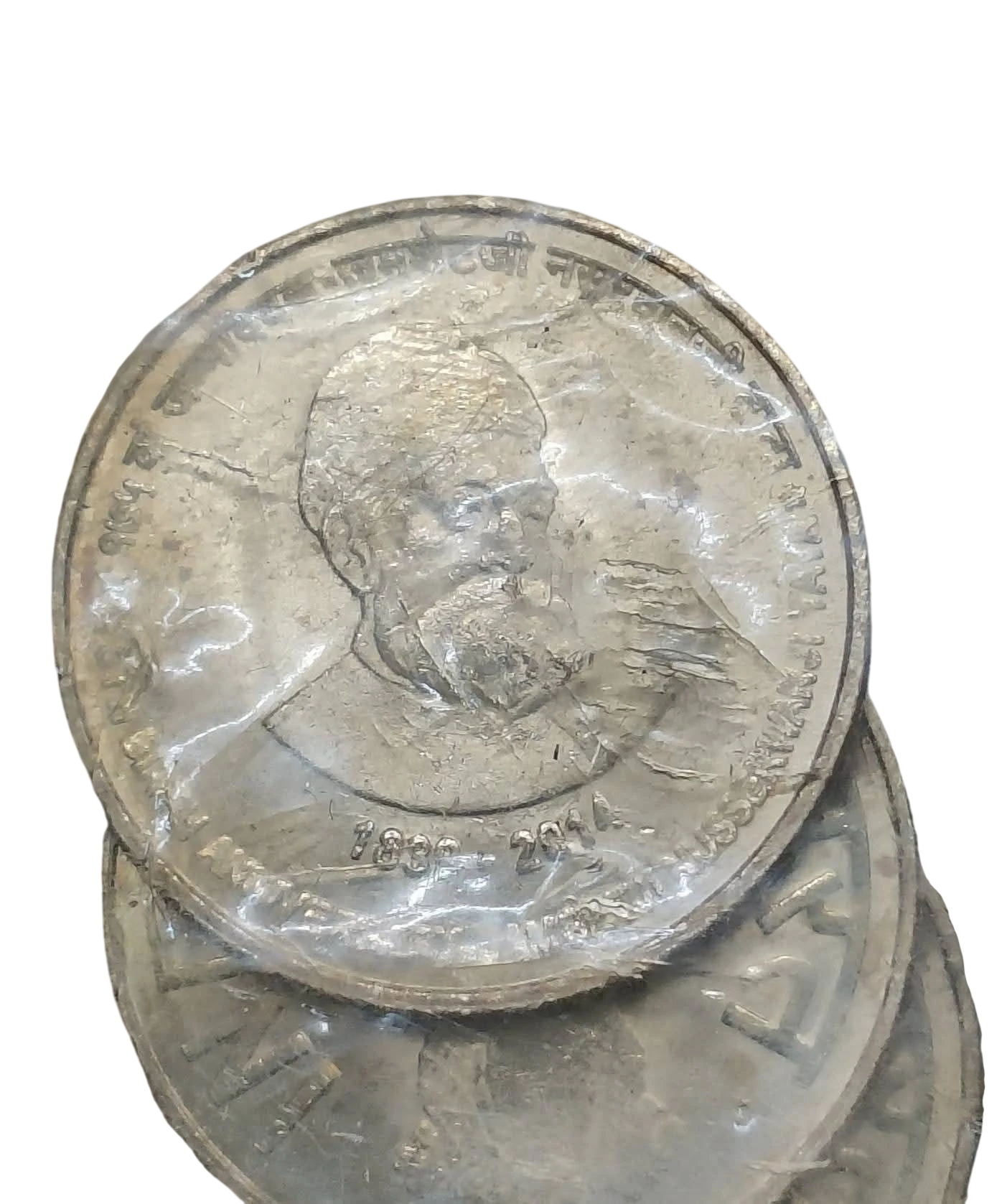 5 Rupees JAMSHEDJI TATA Commemorative Coins Packet