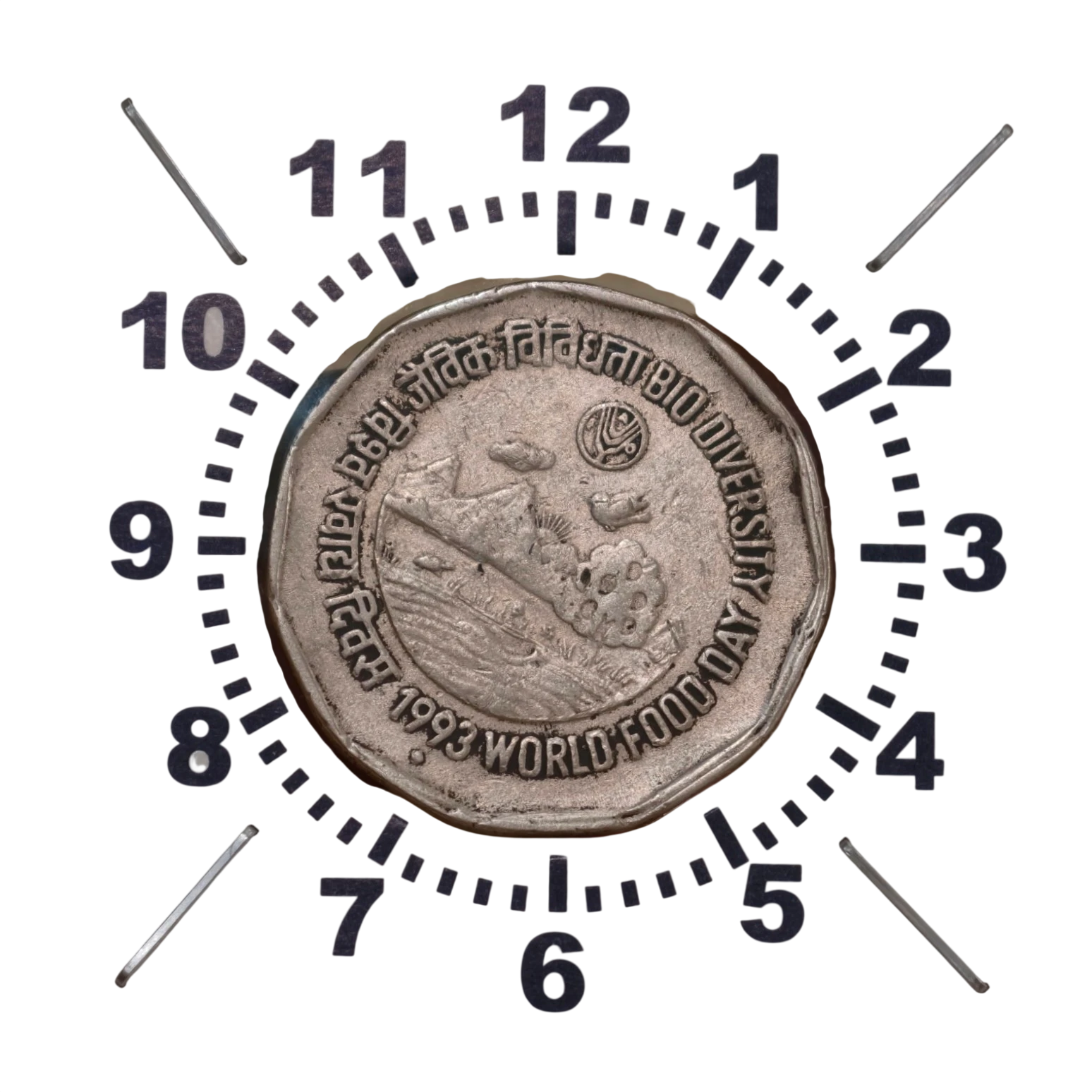 Extremely Rare Rotated Die Error : 2₹ Bio Diversity Mumbai Mint