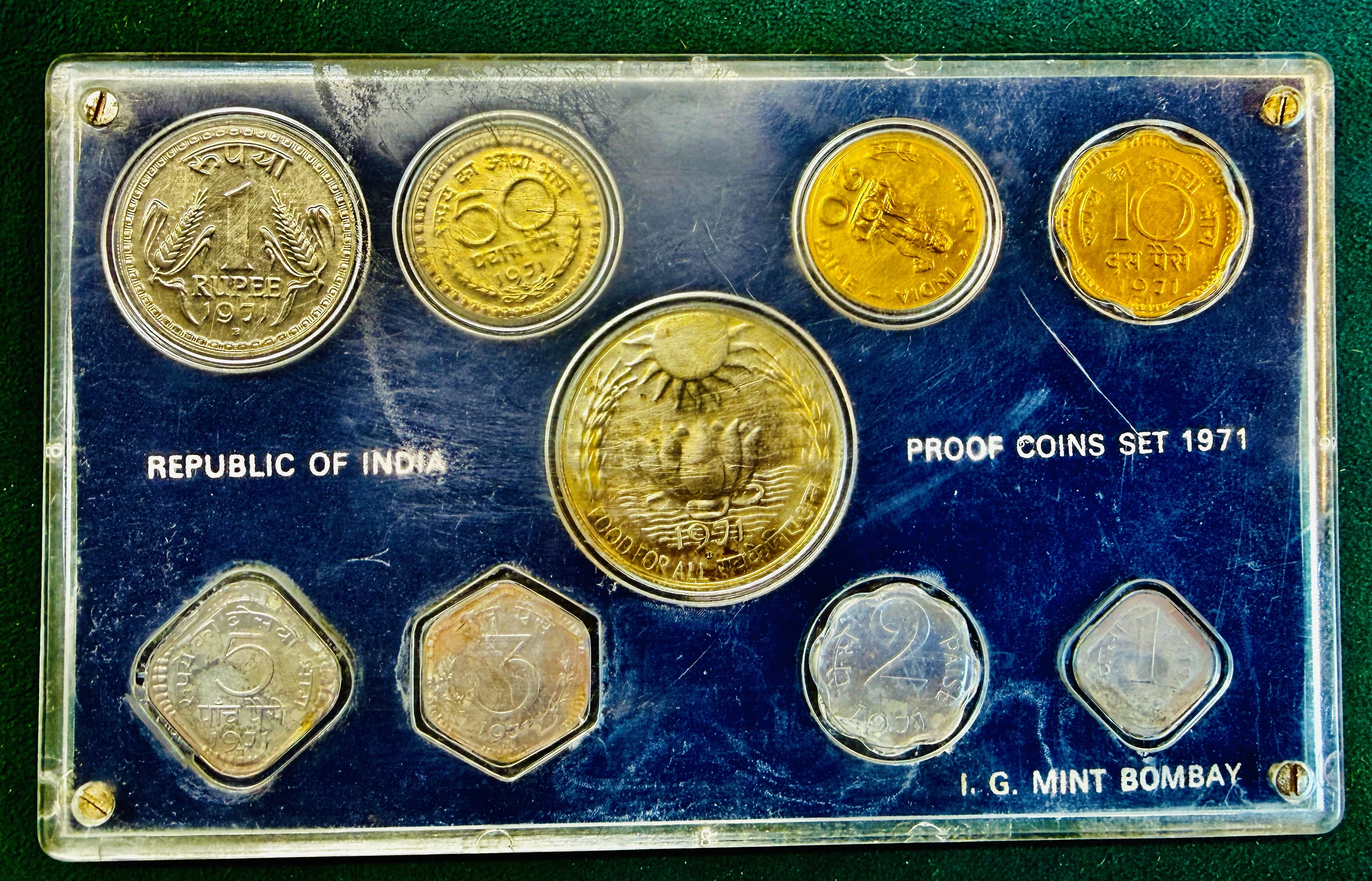 1971 PROOF COIN SET OF 9