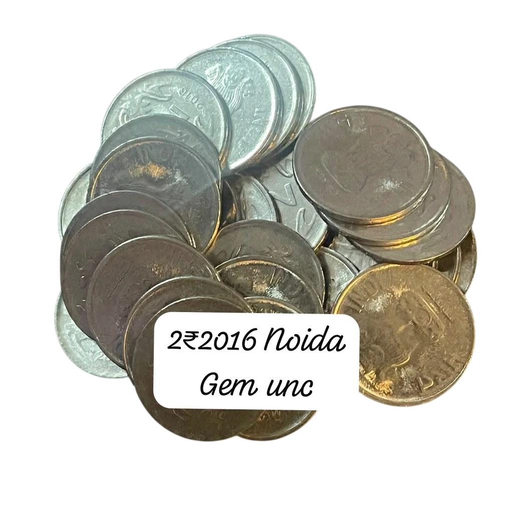 2 Rupees 2016 Noida - Definitive Issue Loose Unc Coins 100