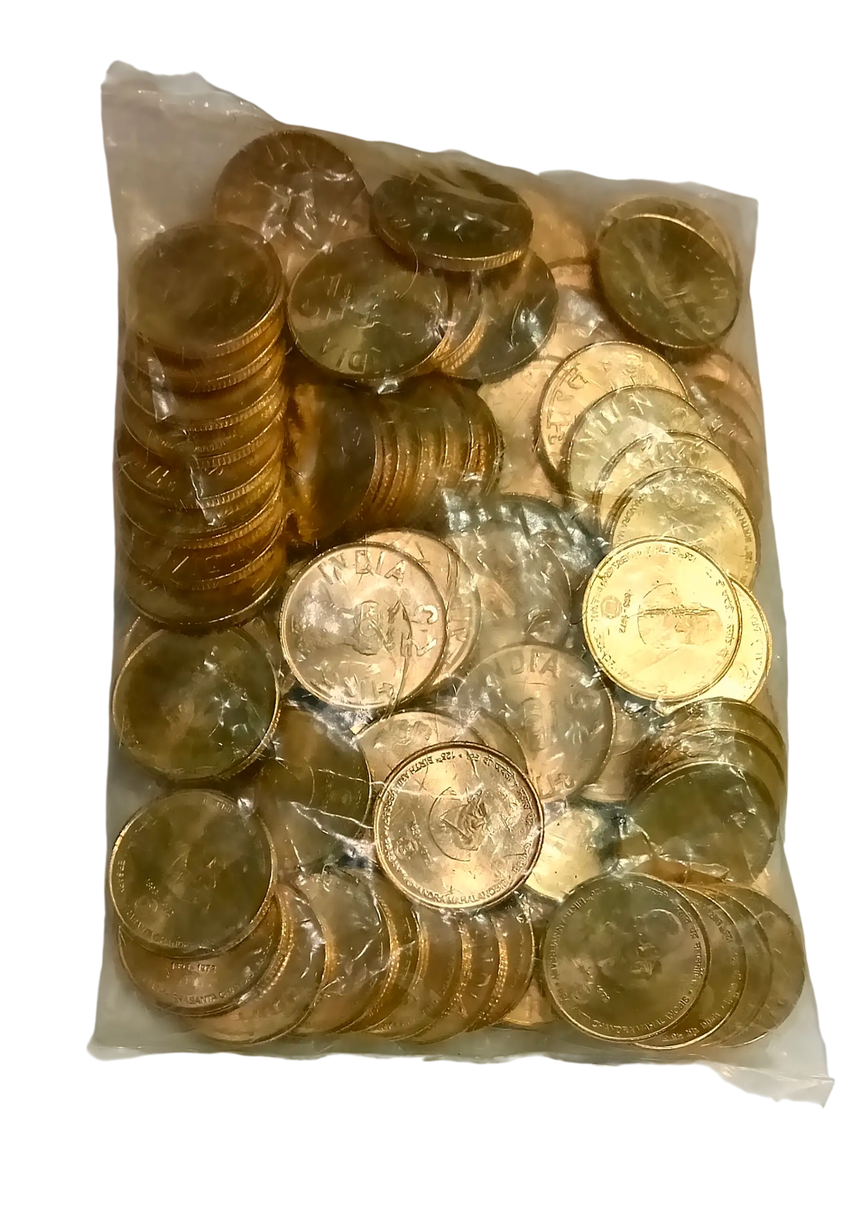 5 RUPEE 125TH BIRTH ANNIVERSARY OF PRASANTA CHANDRA MAHALANOBIS 2018 KOLKATA MINT 100 COINS MINT SEAL PACKET