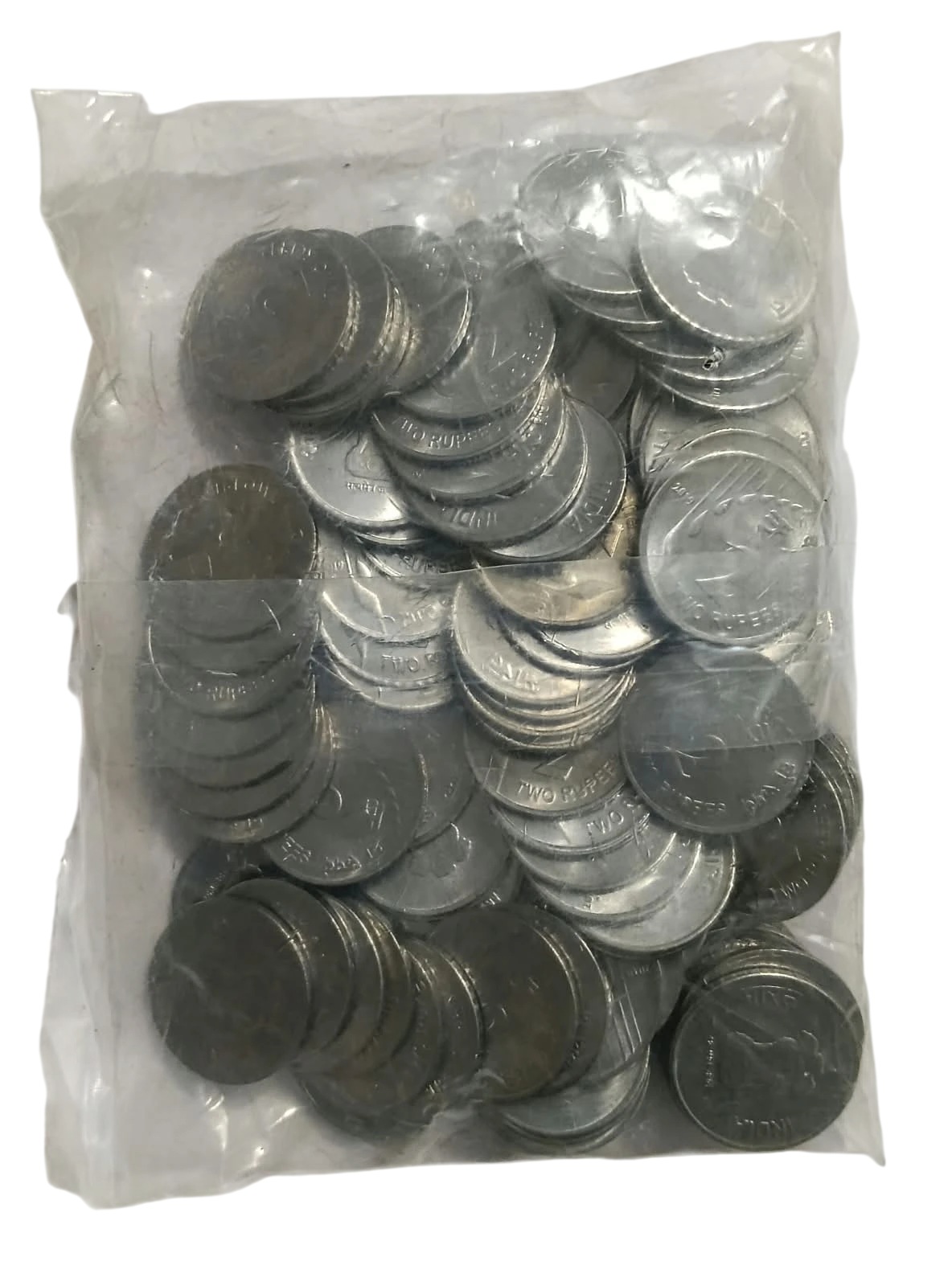 2 RUPEE RAINDROP NOIDA MINT PACKET OF 100 COINS