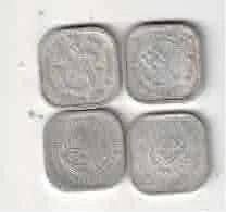 5 PAISA ALL COMMOEMORATIVE ( 4  COIN  ) USED 1976 TO  1979 MIX YEAR MIX MINT