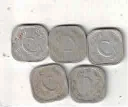 5 PAISA ( 5 COIN ) USED MIX YEAR MIX MINT