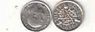 KING GEROGE VI 1935 3 PENCE SILVER COIN