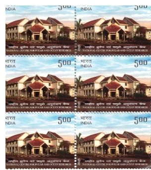 : 2025 INDIA National Centre for Polar and Ocean Research MNH ( BLOCK 6 STAMPS )