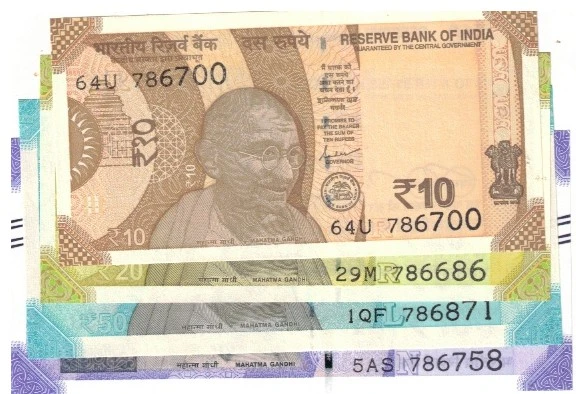 10 20 50 AND 100 NEW NOTE ALL UNC STARTING HOLLY NUMBER 786***