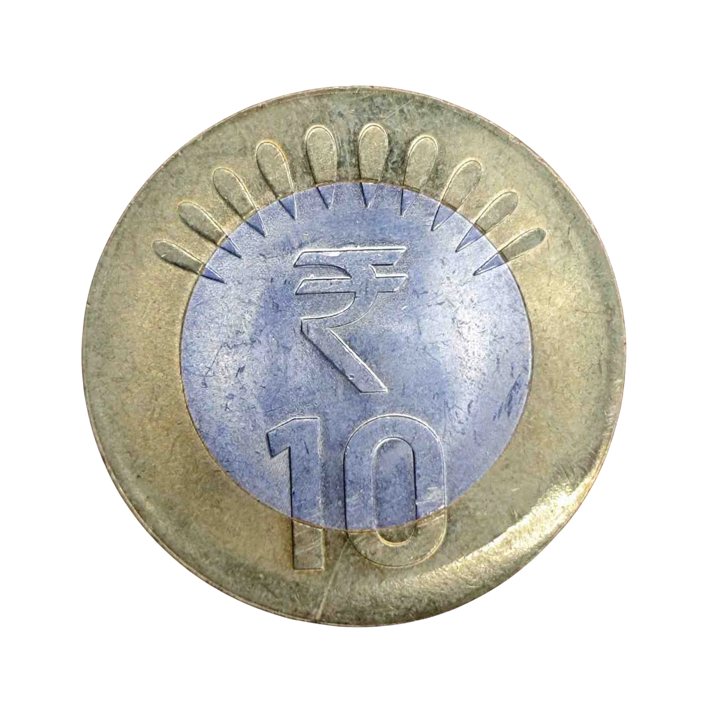 10 Rupees 2018 Off Center Error Coin