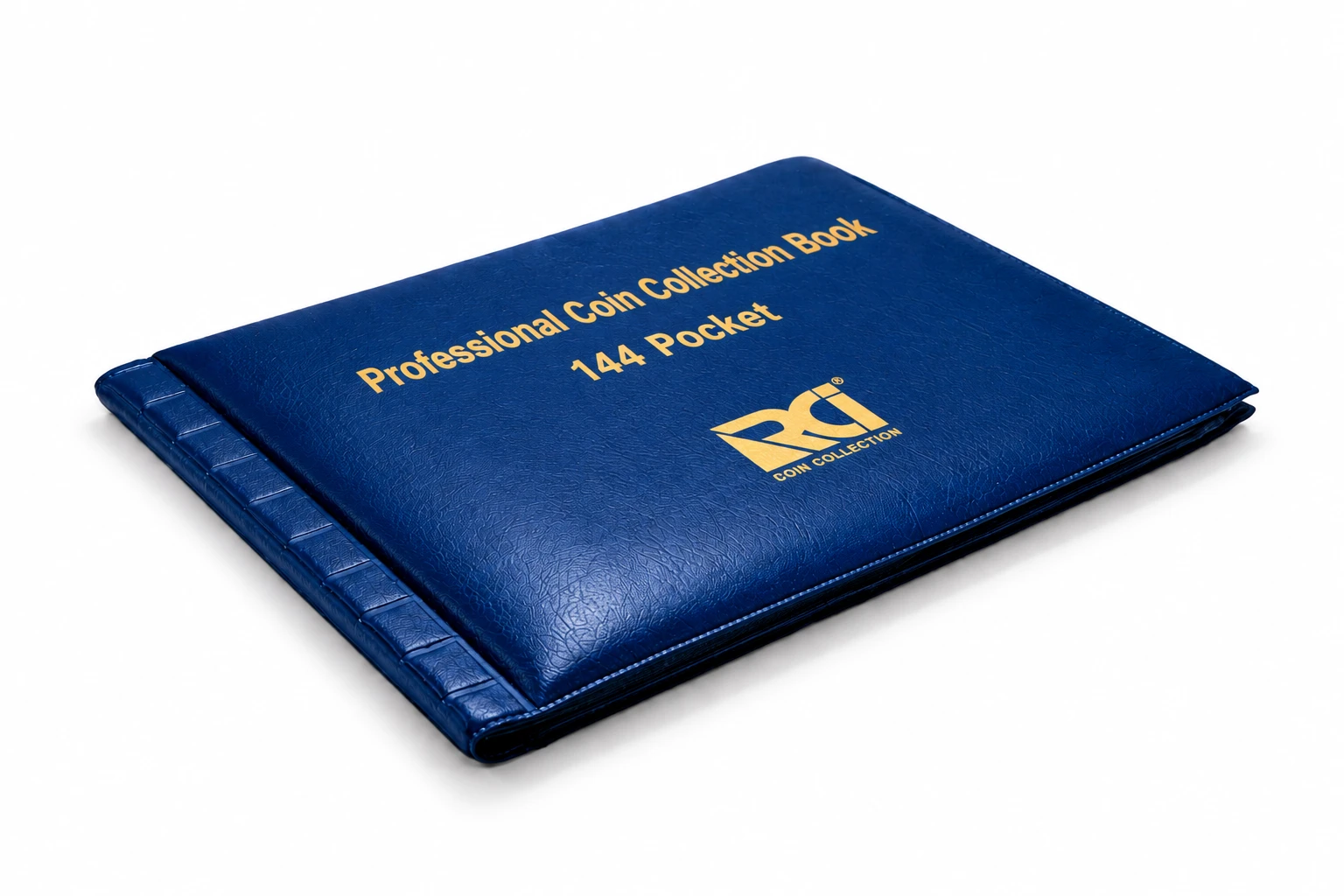 144 Pockets Coin Album Book for Collectors – Money Penny Pocket (Blue, 1 Pcs)