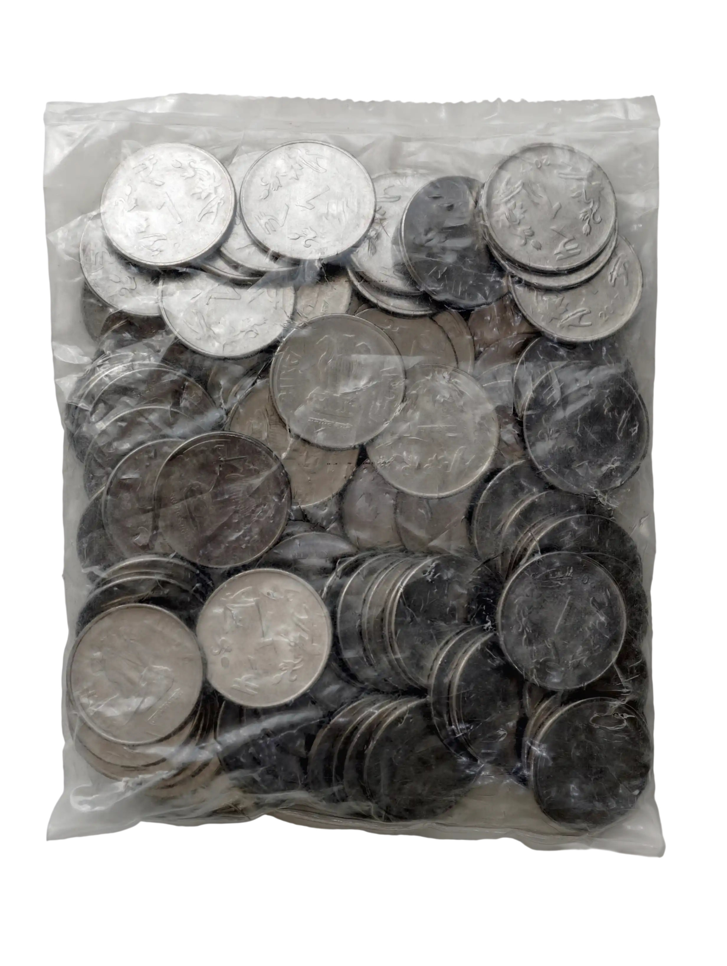 Last Issue 1₹ Floral 2019 Noida Mint Sealed Packet with 100 coins