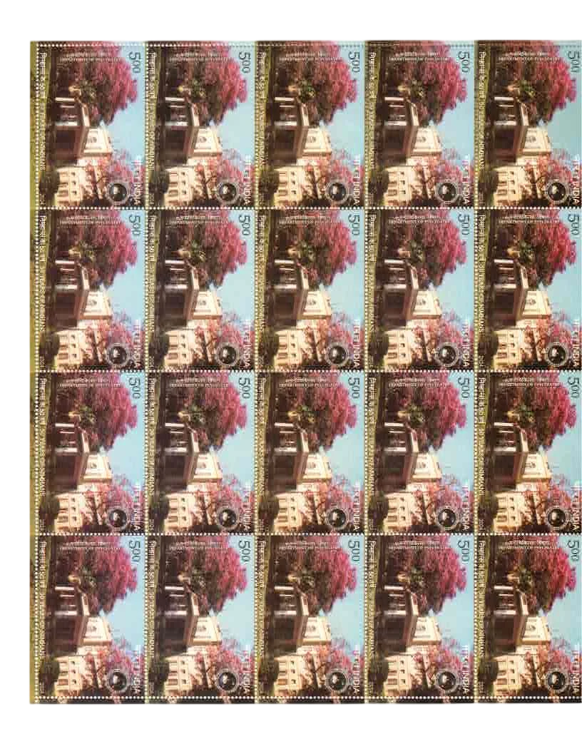 2024 FULL SHEET 50 YEARS OF NIMHANS 25 STAMPS MNH