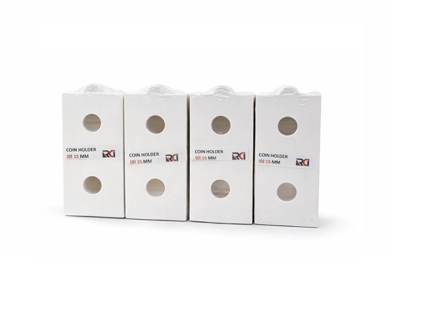 RCI Cardboard Coin Holder Size 0 (15mm) – Pack of 200 Pcs