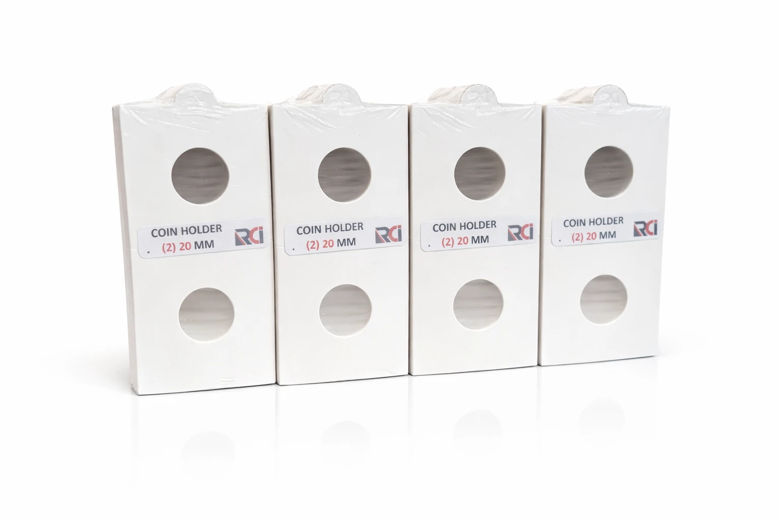 RCI Cardboard Coin Holder for Coin Collecting Supplies | Size 2 (20mm) – Pack of 200 Pcs
