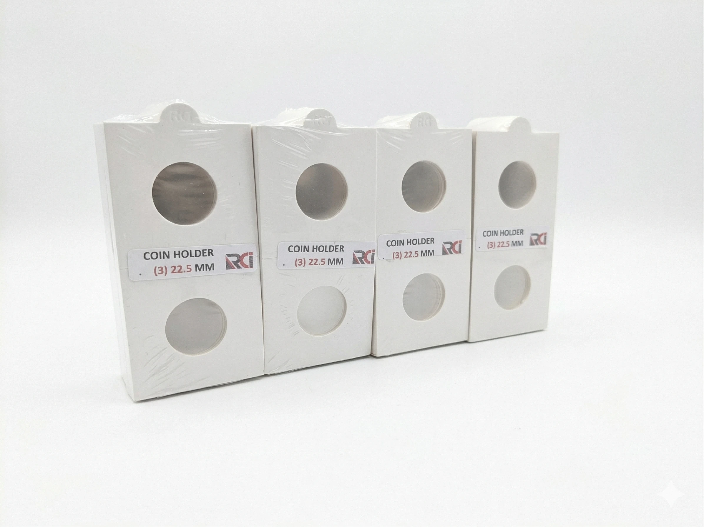 RCI Cardboard Coin Holder for Coin Collecting Supplies | Size 3 (22.50mm) – Pack of 200 Pcs