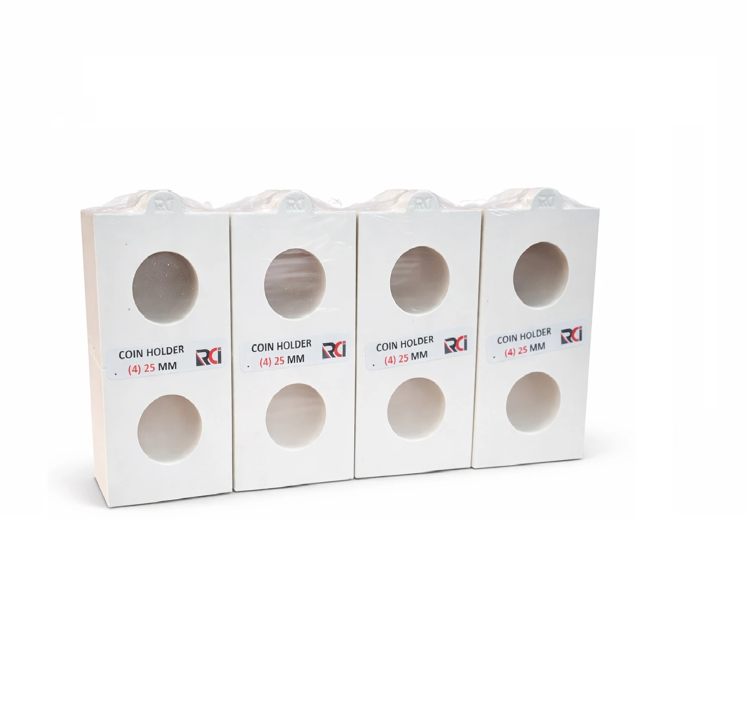 RCI Cardboard Coin Holder for Coin Collecting Supplies | Size 4 (25mm) – Pack of 200 Pcs