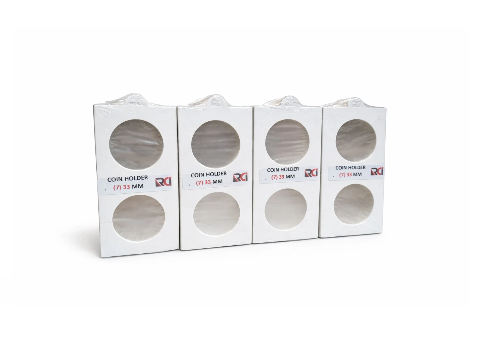 RCI Cardboard Coin Holder for Coin Collecting Supplies | Size 7 (33mm) – Pack of 200 Pcs