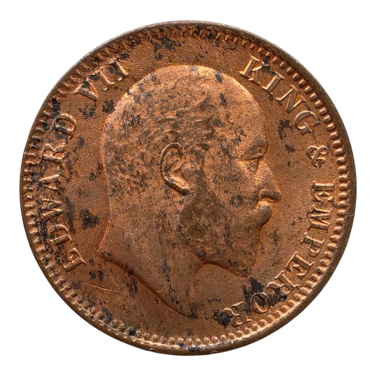 One Quarter Anna 1905 King Edward VII British India UNC Coin