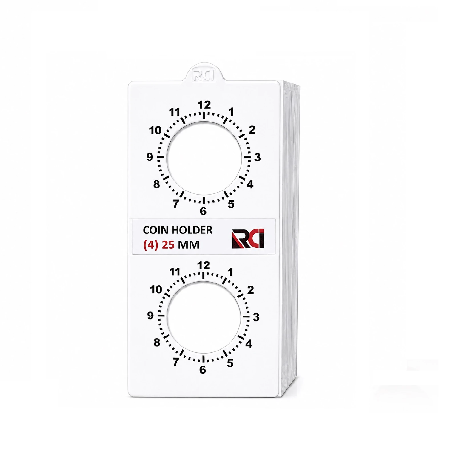 RCI Clock Wise Coin Holder 4 No Size 25mm – Pack of 50 Nos