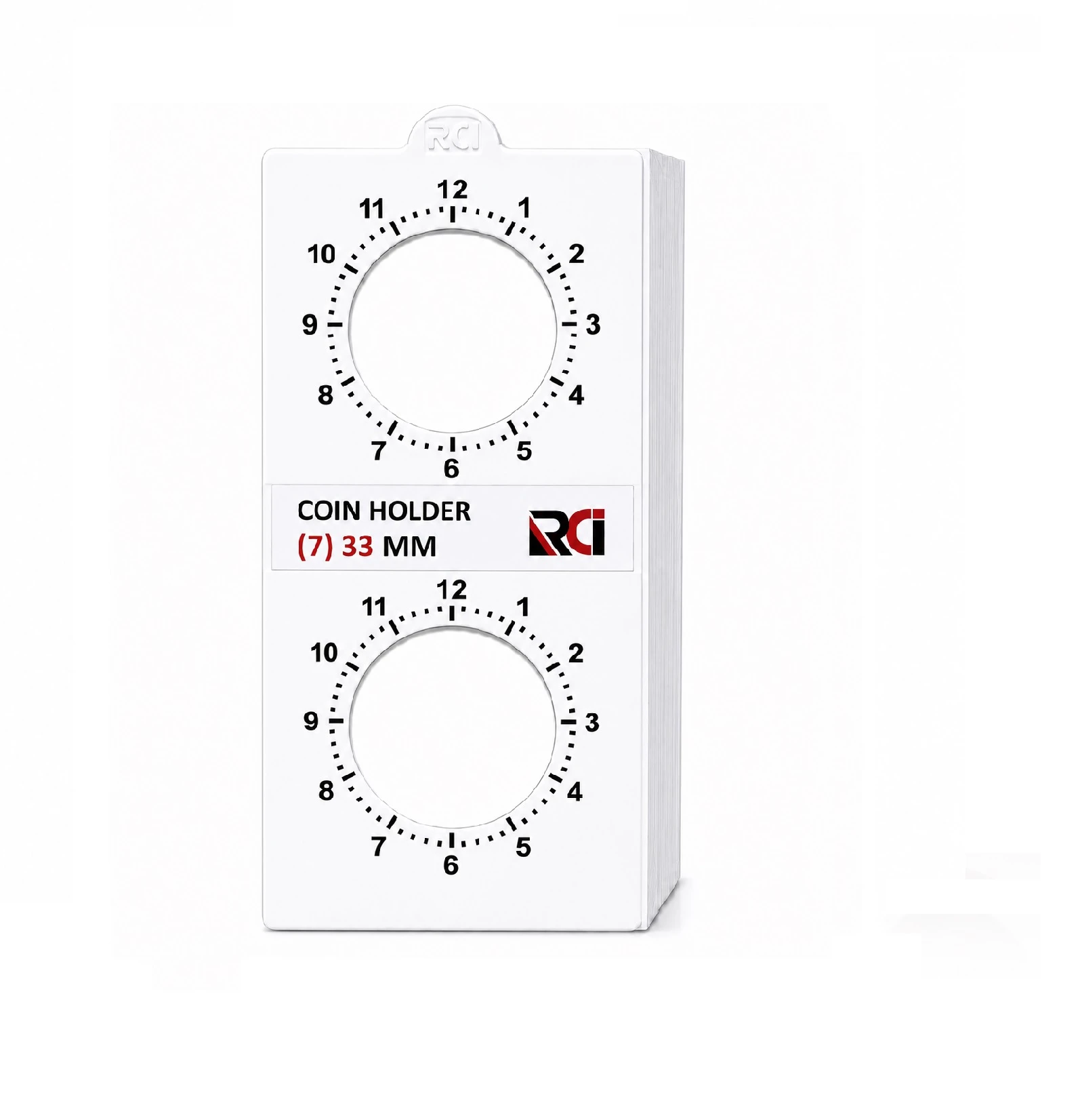 RCI Clock Wise Coin Holder 7 No Size 33mm – Pack of 50 Nos
