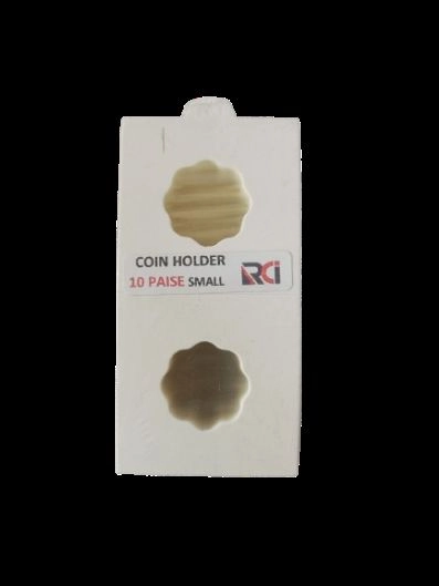 RCI 10 Paisa Small Coin Holders – for Anna Special Coins Collection | Pack of 50 Nos