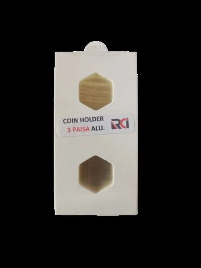 RCI 3 Paisa Coin Holders – for Anna Special Coins Collection | Pack of 50 Nos