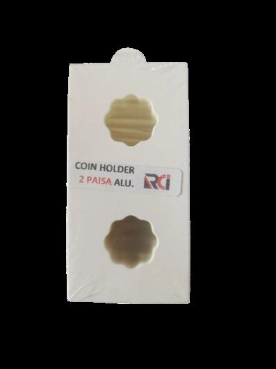 RCI 2 Paisa Coin Holders – for Anna Special Coins Collection | Pack of 50 Nos