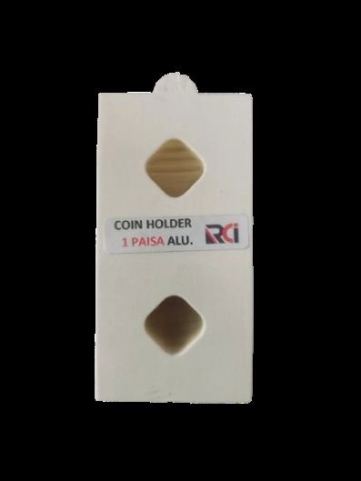 RCI 1 Paisa Coin Holders – for Anna Special Coins Collection | Pack of 50 Nos