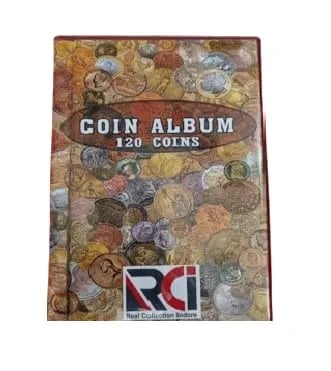 RCI 120 Pockets Direct Coin Collection Coin Storage Album Book for Collectors